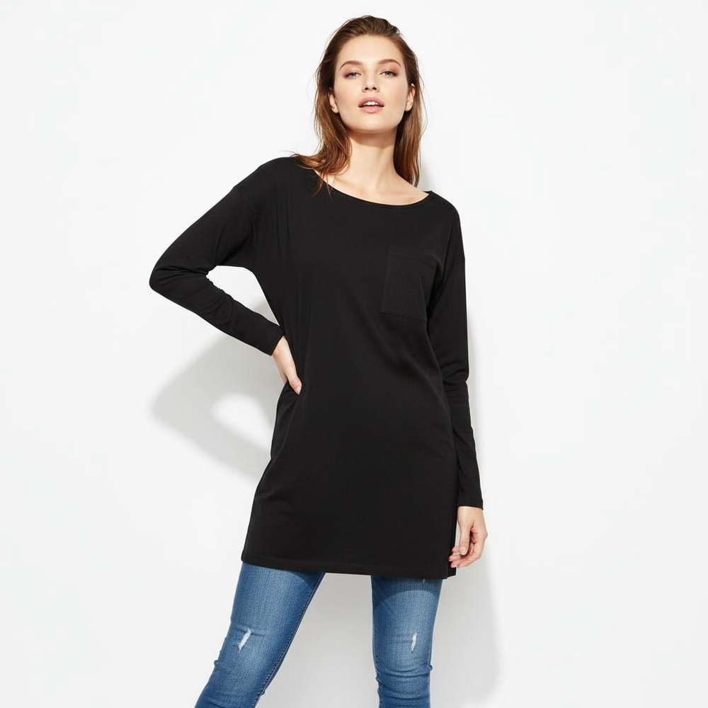 Lovers + Friends Black Long Sleeve Shirt